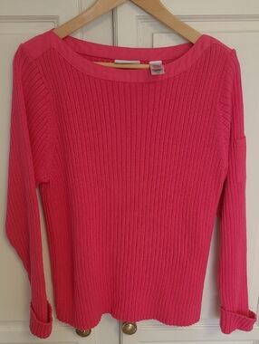 Vintage Villager-Liz Claiborne 100% Cotton Sweater